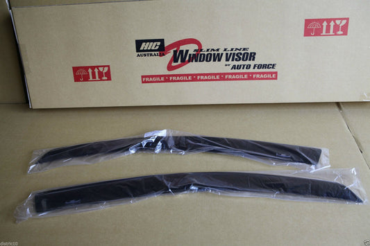 Installed view - Mazda RX-8 Coupe Weather Shields 2003-2012 - HIC Premium