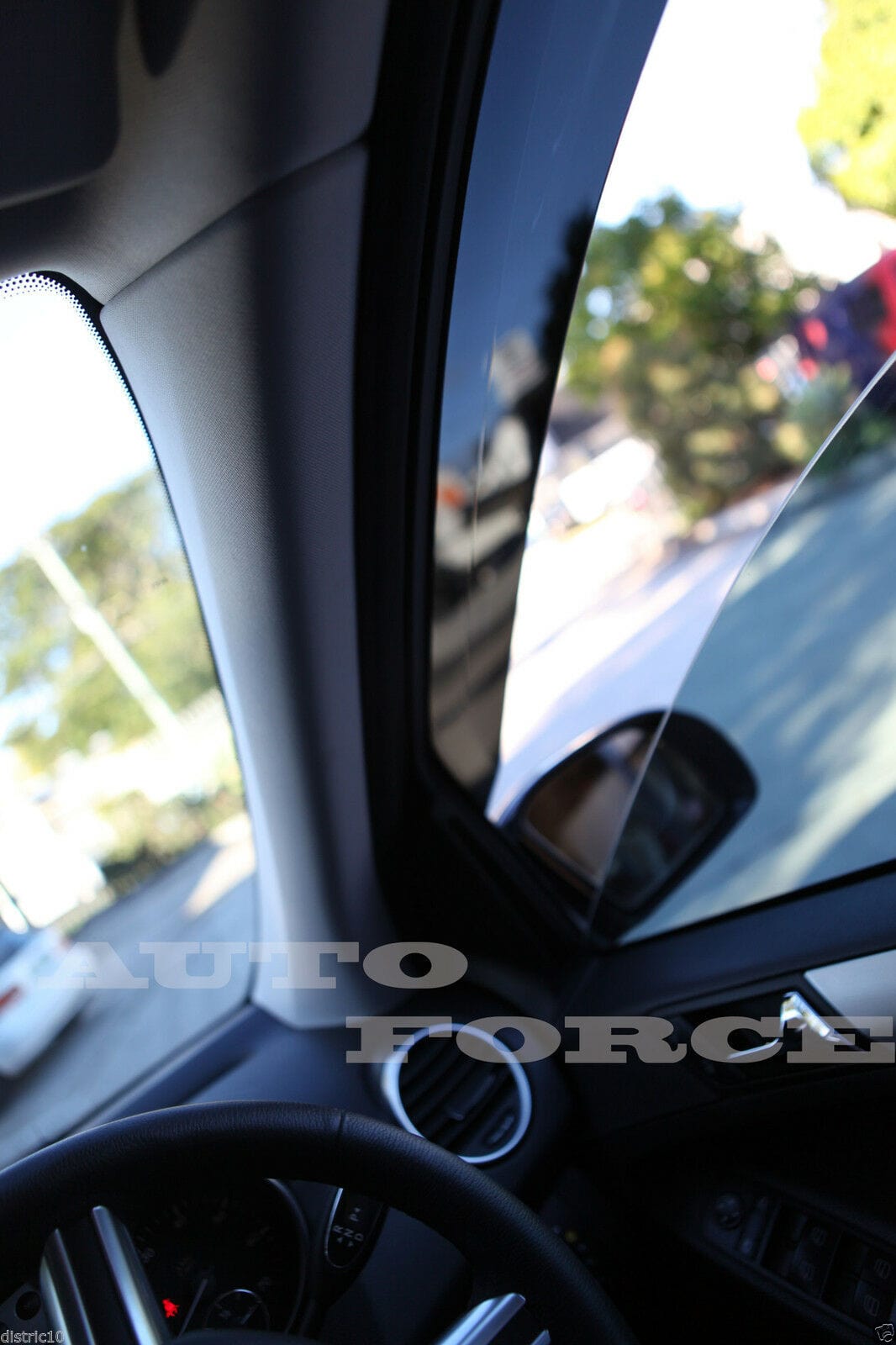 Installed view - Mercedes-Benz ML 280 300 320 W164 Weather Shields 2005-2011 - HIC