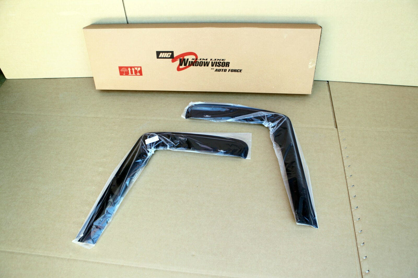 Installed view - Mercedes-Benz Sprinter W906 Weather Shields 2006-2018 - HIC Premium