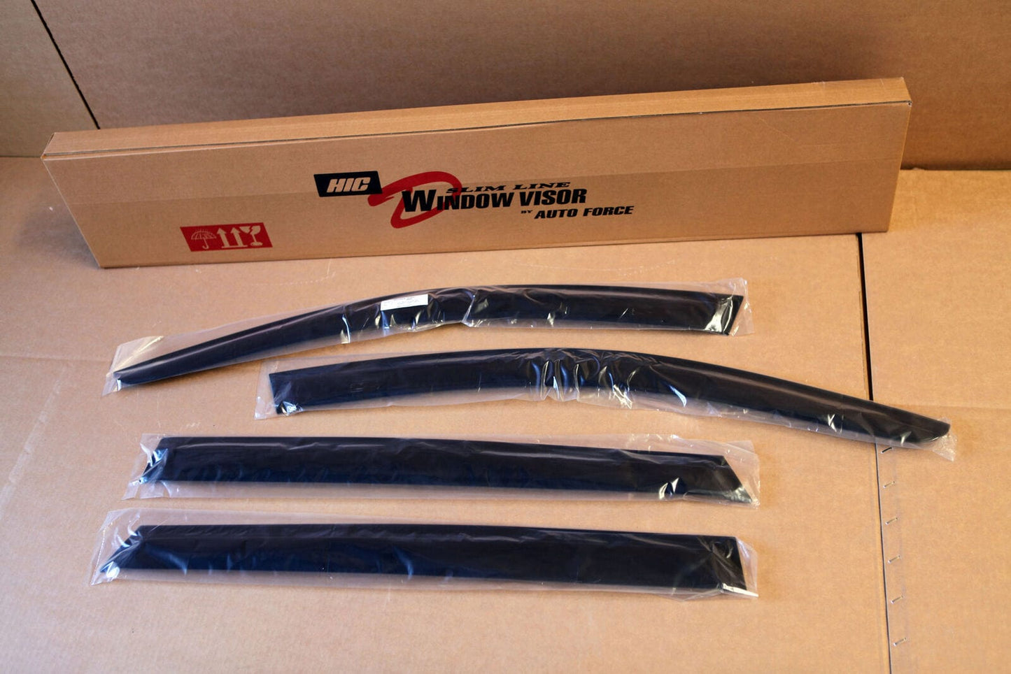 Installed view - Mercedes-Benz C-Class W204 Wagon Weather Shields - HIC Premium