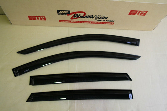 Installed view - Mercedes-Benz B-Class W246 Weather Shields 2012-2019 - HIC Premium