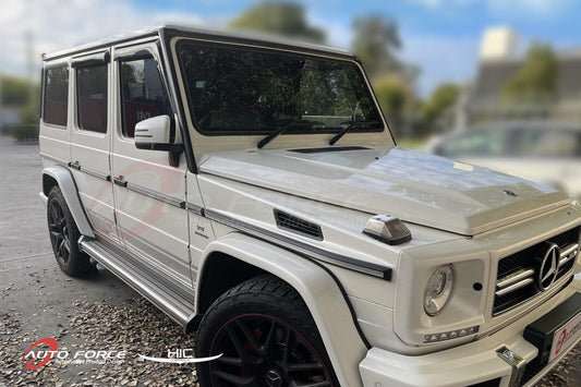 Installed view - Mercedes-Benz G-Class W463 Weather Shields 1990-2018 - HIC Premium