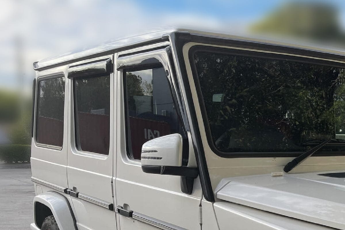 Installed view - Mercedes-Benz G-Class W463 Weather Shields 1990-2018 - HIC Premium