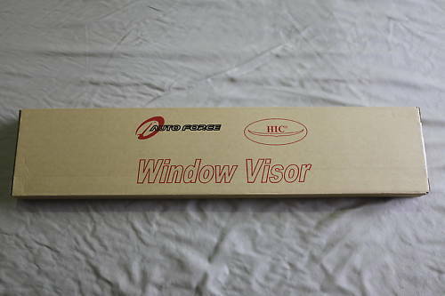 Installed view - Mitsubishi Pajero Weather Shields 2000-2006 - HIC Premium