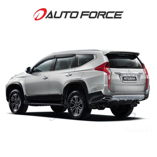 Installed view - Mitsubishi Pajero QE QF Sport Weather Shields - HIC Premium