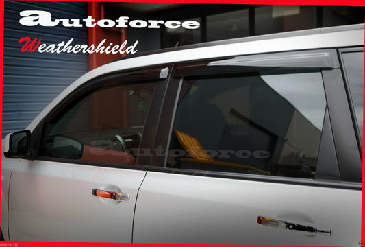 Installed view - Nissan X-Trail T30 Weather Shields 2001-2007 - HIC Premium
