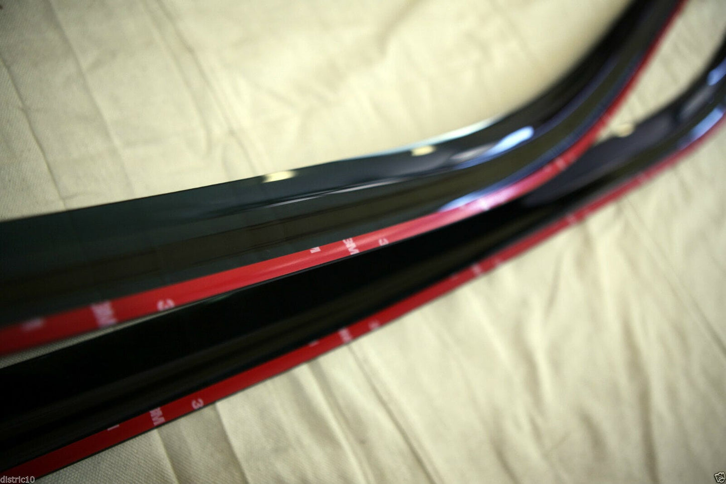 Installed view - Subaru Impreza WRX GC8 Weather Shields 1992-2000 - HIC Premium