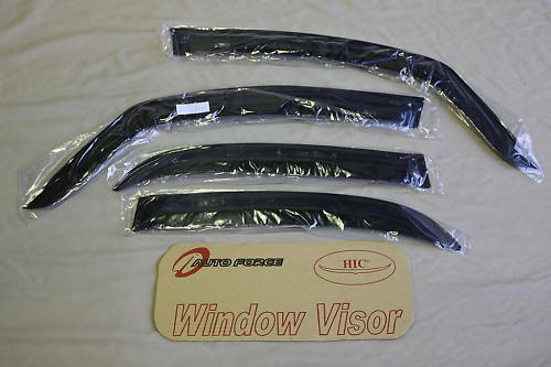 Installed view - Suzuki SX-4 Hatch Weather Shields 2006-2013 - HIC Premium