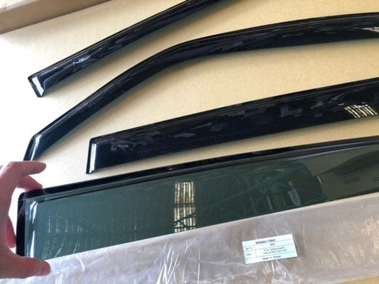 Installed view - Toyota Aurion Weather Shields 2006-2011 - HIC Premium