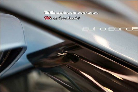 Installed view - Toyota Camry Weather Shields 2006-2011 - HIC Premium