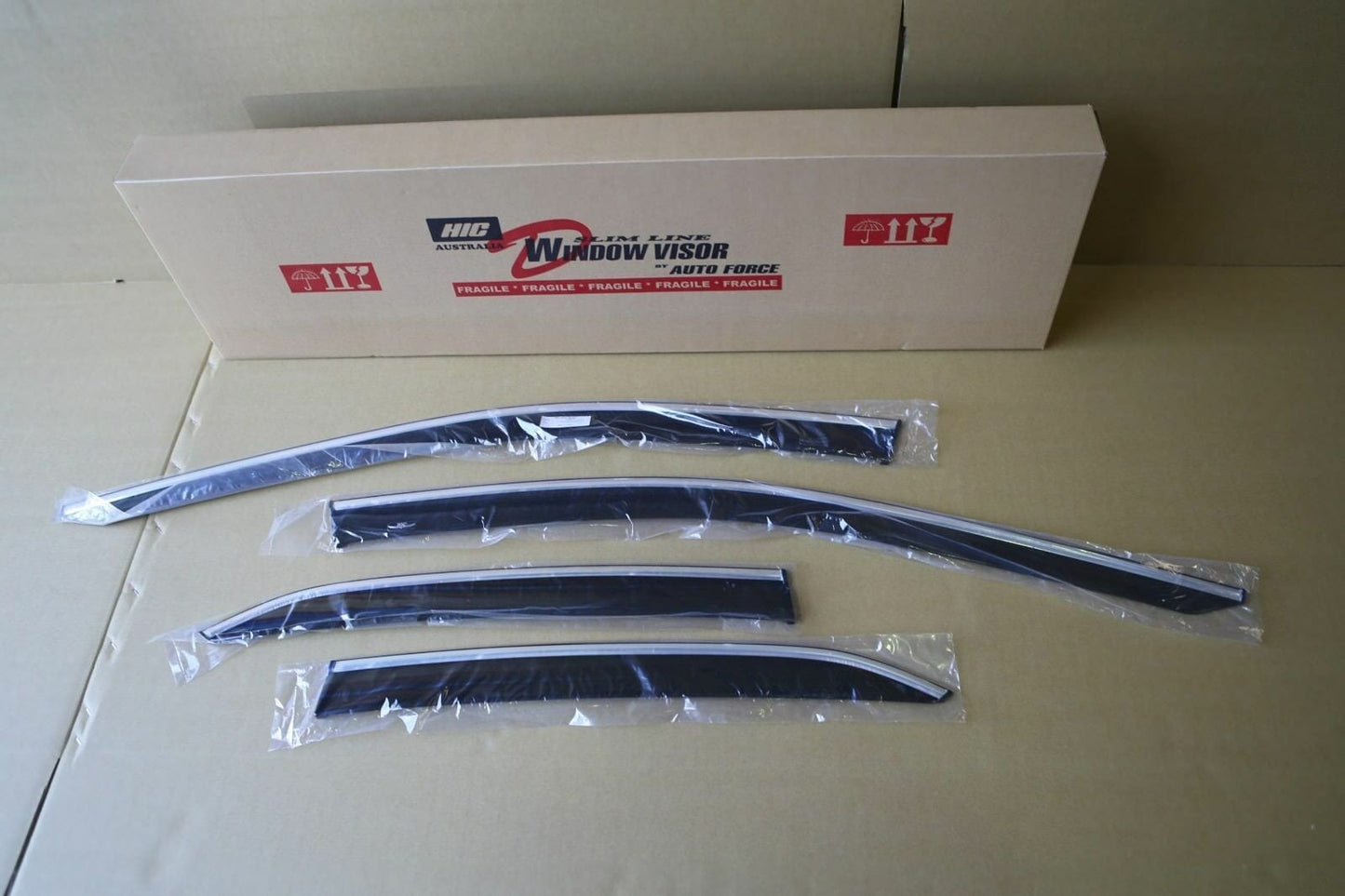 Installed view - Toyota Camry Weather Shields 2017-On - HIC Premium