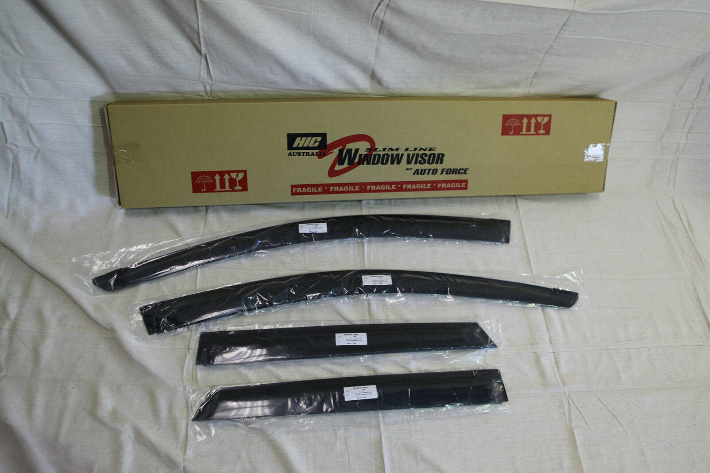 Installed view - Toyota Corolla Hatch Weather Shields 2013-2018 - HIC Premium