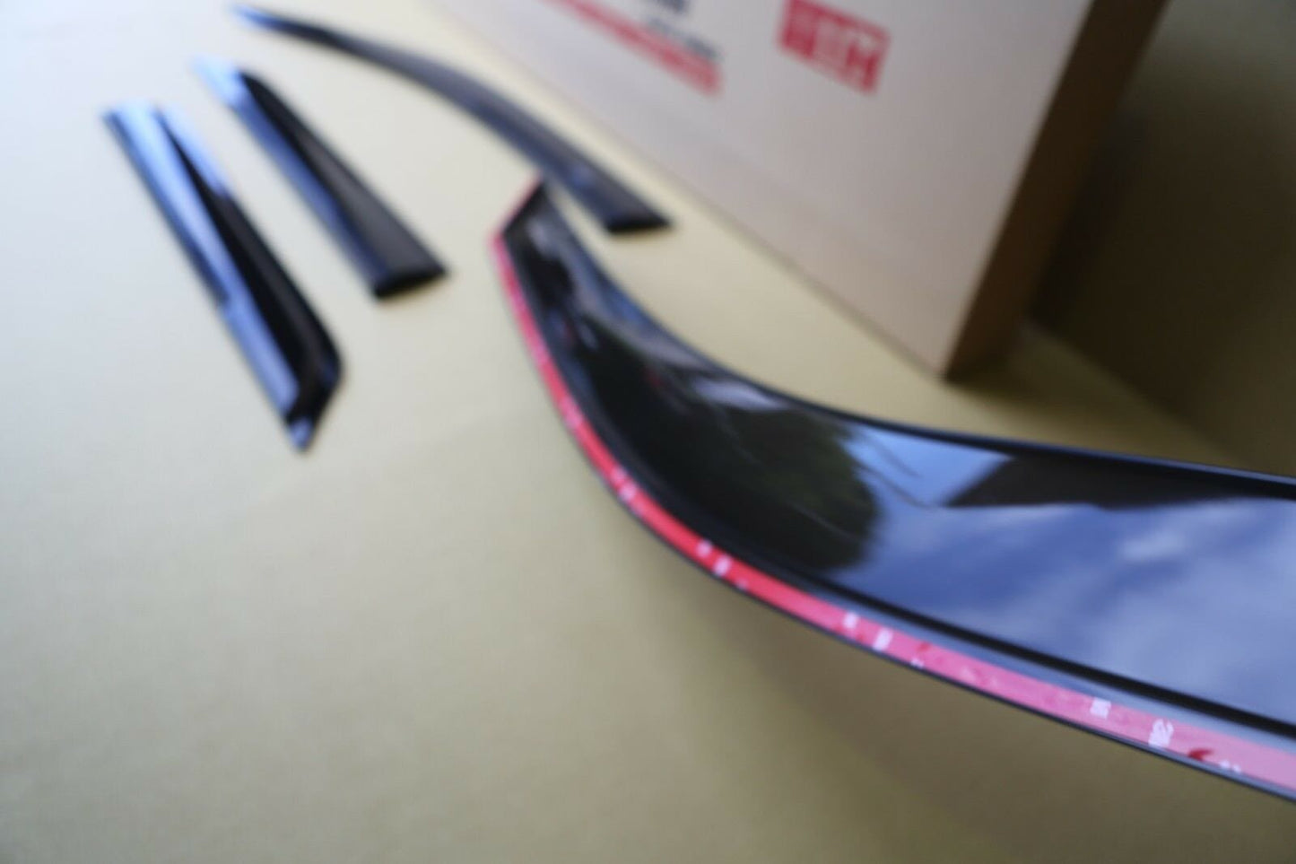 Installed view - Toyota Fortuner Weather Shields - HIC Premium