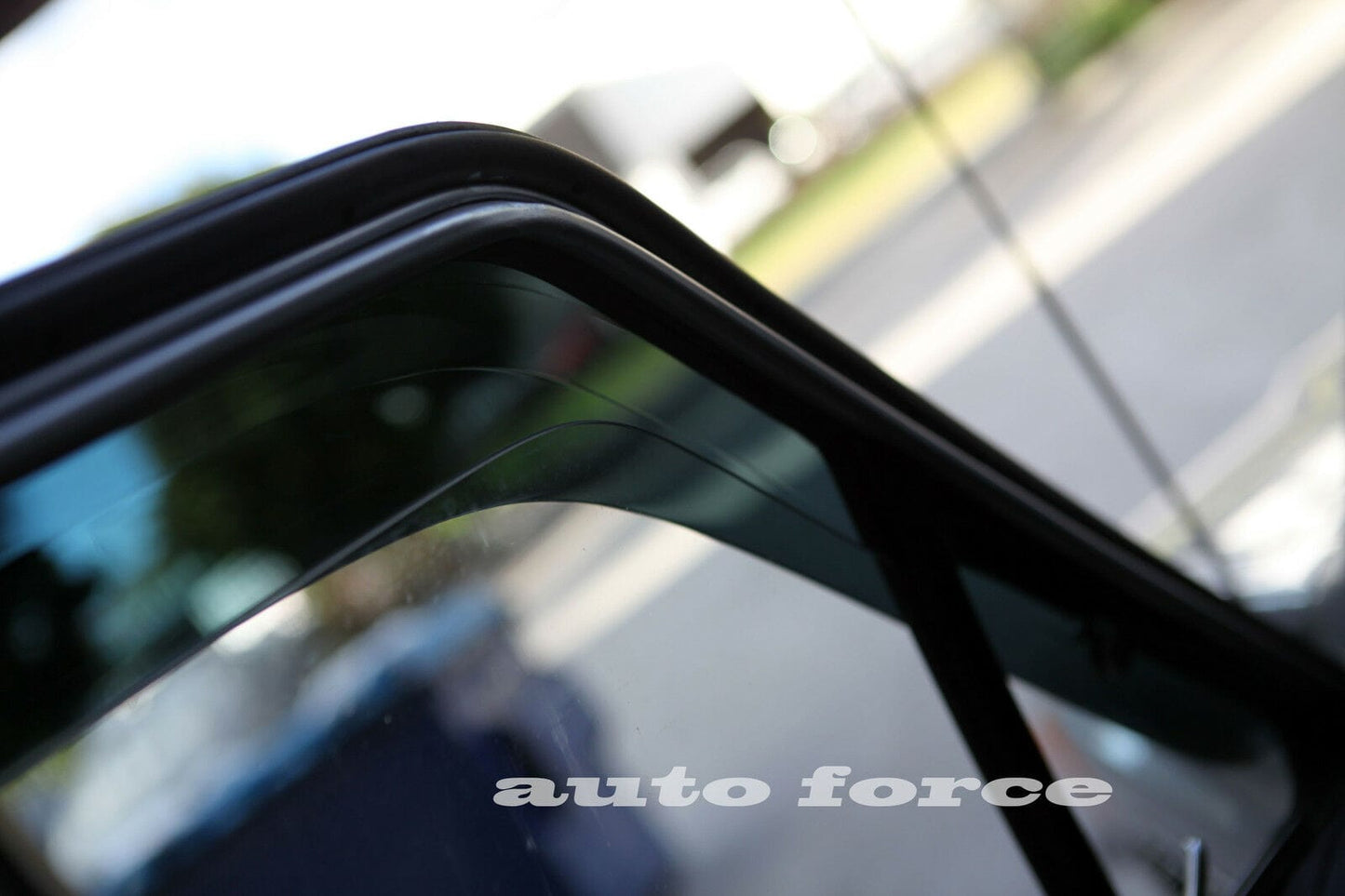 Installed view - Toyota Hilux Ute Weather Shields 1997-2005 Dual Cab - HIC Premium