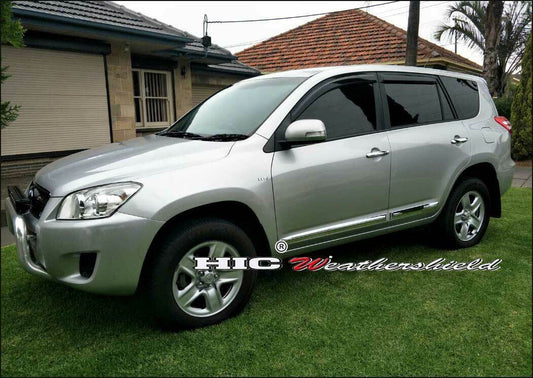 Installed view - Toyota RAV4 Weather Shields 2006-2012 - HIC Premium