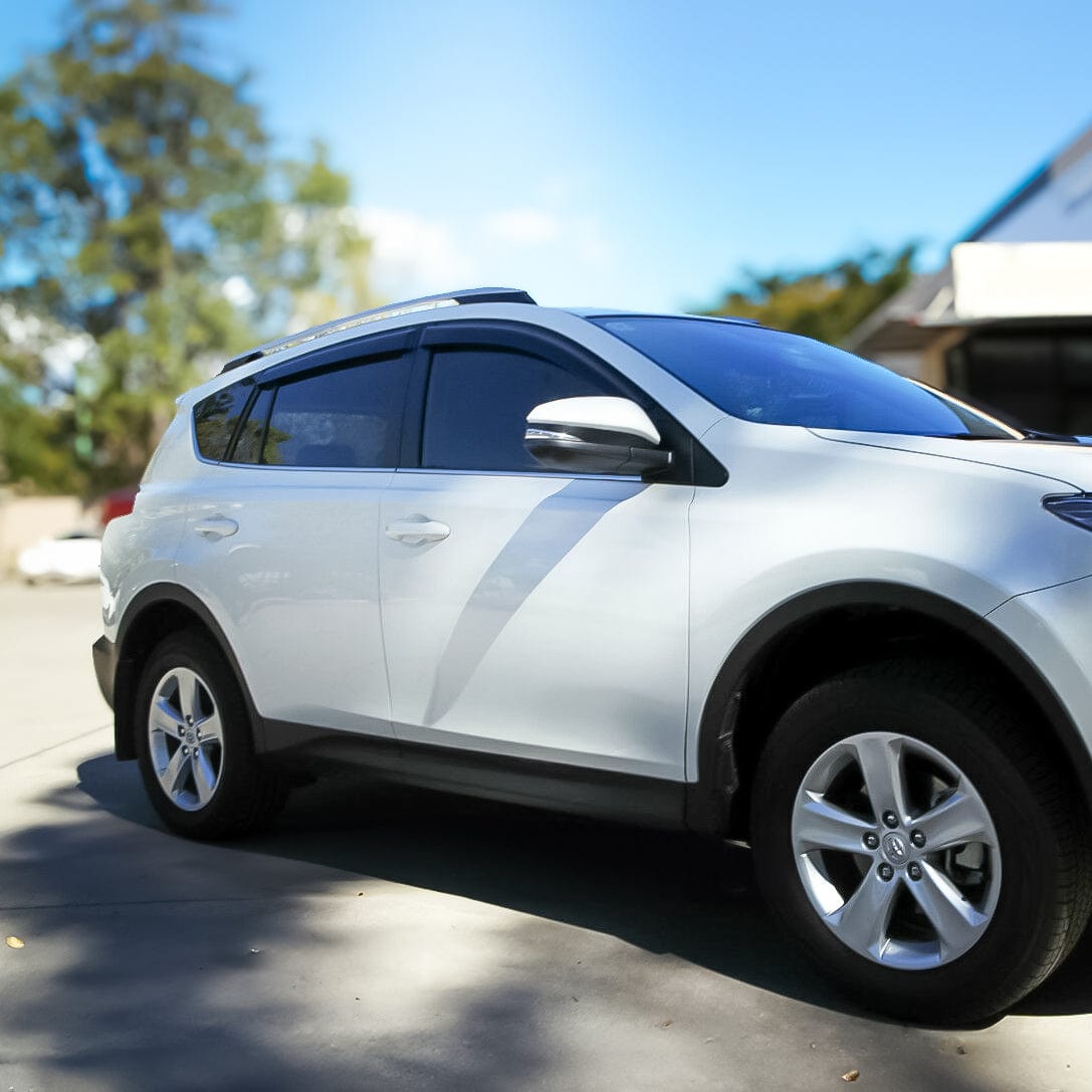 Installed view - Toyota RAV4 Weather Shields 2012-2018 - HIC Premium