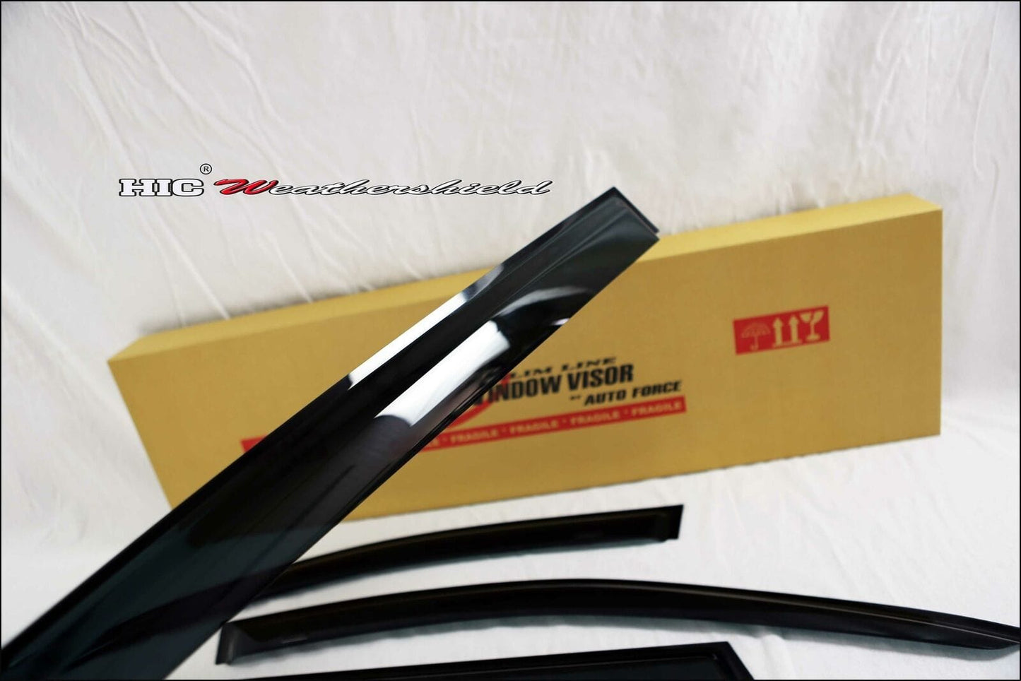 Installed view - Toyota RAV4 Weather Shields 1995-2000 - HIC Premium