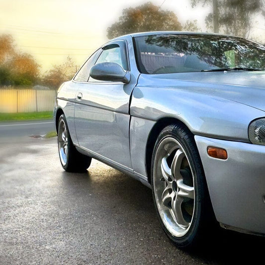 Installed view - Toyota Soarer Weather Shields 1992-2001 - HIC Premium