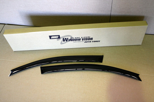 Installed view - Volkswagen Caddy Weather Shields 2003-2020 - HIC Premium