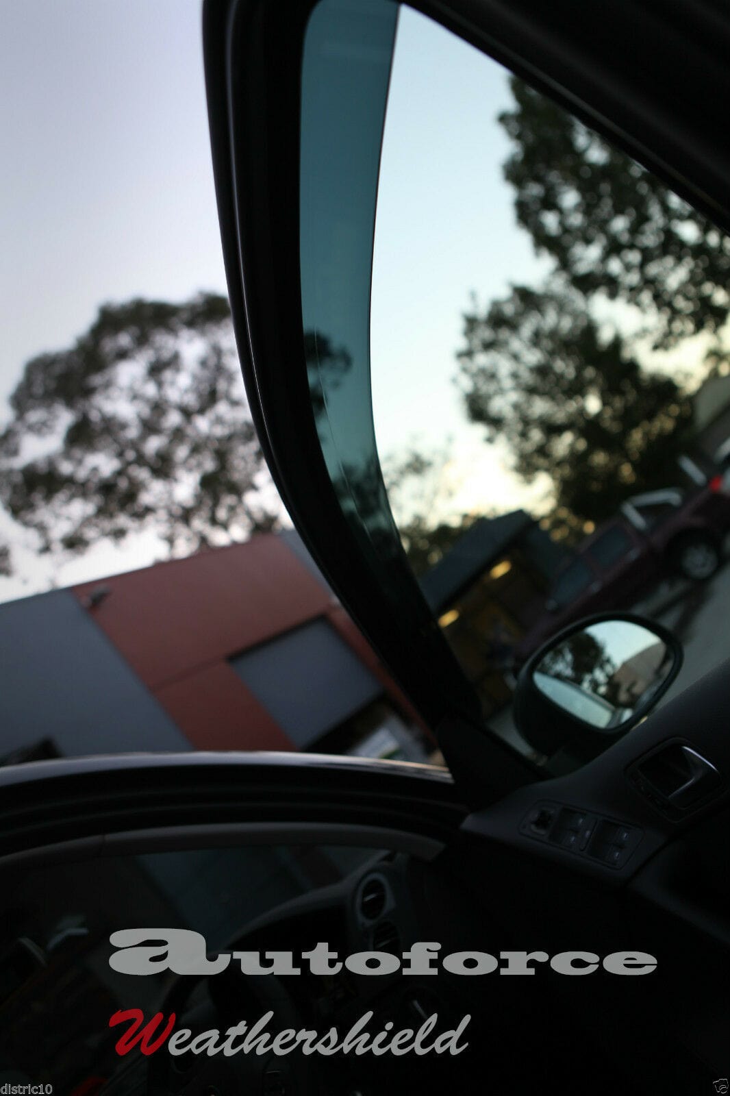 Installed view - Volkswagen Tiguan Weather Shields 2007-2016 - HIC Premium