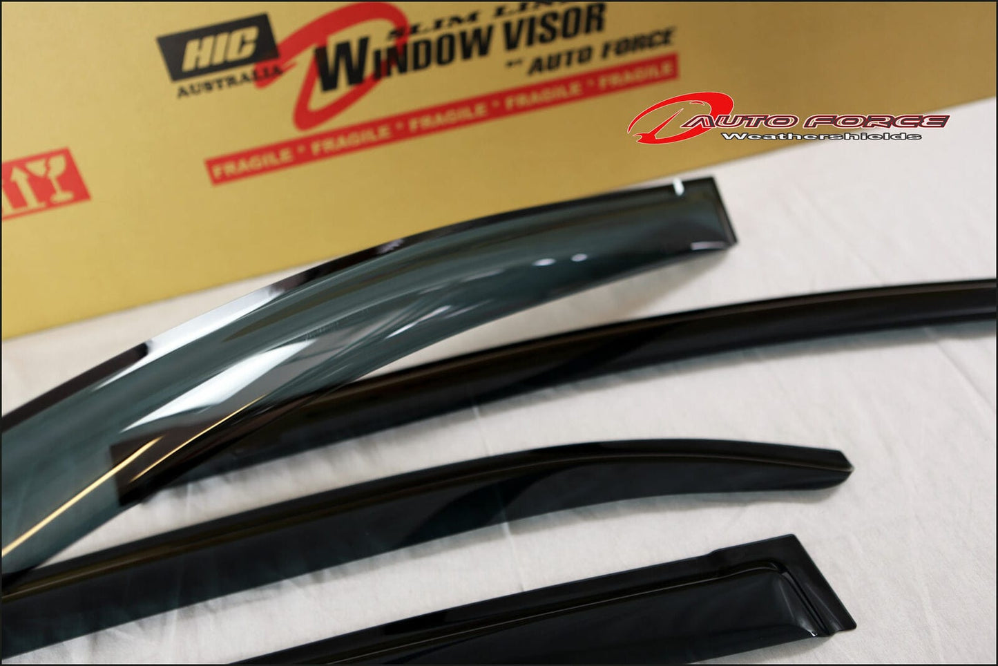 Installed view - Honda Civic 9th Gen 5 door Hatch Weather Shields 2012-2016 - HIC