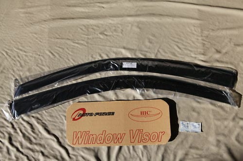 Installed view - Hyundai Getz 3 Door Weather Shields 2002-2011 - HIC Premium