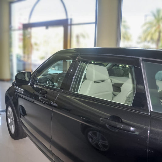 Installed view - Land Rover Evoque Weather Shields 2011-2018 - HIC Premium