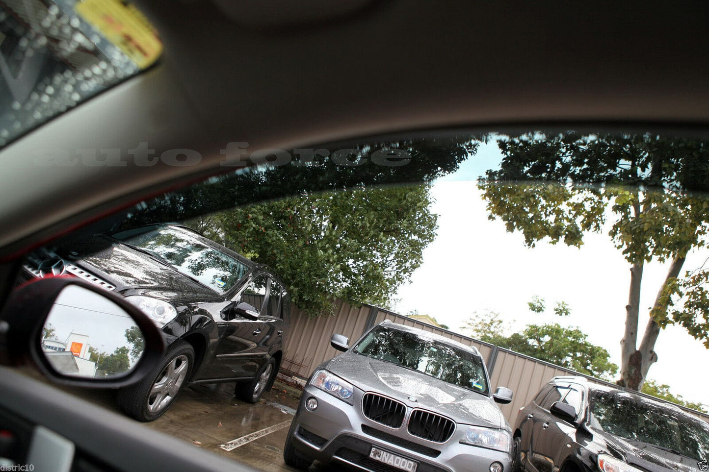 Installed view - Mazda 3 Sedan Weather Shields 2009-2013 - HIC Premium