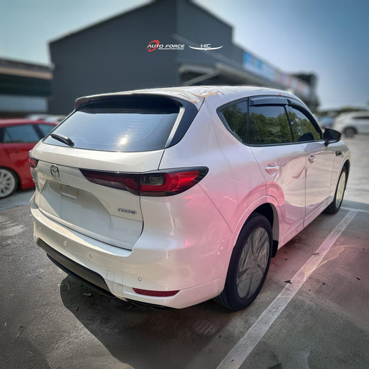 Installed view - Mazda CX-60 Weather Shields 2023-On - HIC Premium