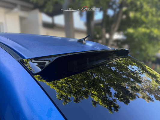 Installed view - Mitsubishi Lancer CJ CF CX CY Rear Roof Spoiler (2007-2016) - HIC Premium