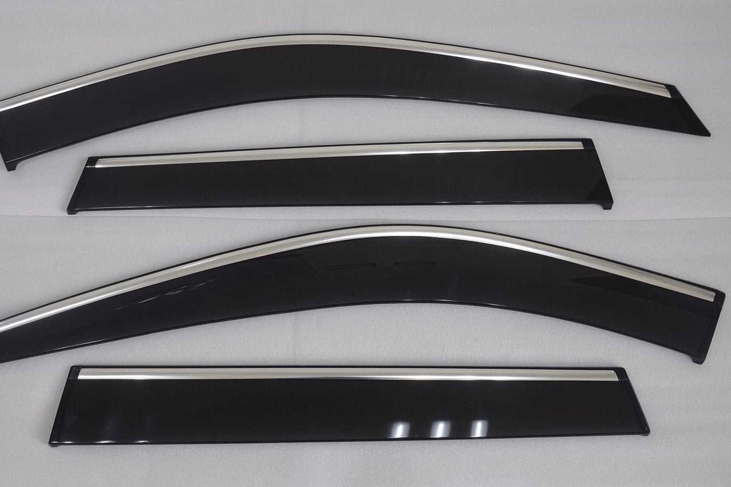 Installed view - Nissan X-Trail T33 Weather Shields 2021-On Chrome - HIC Premium