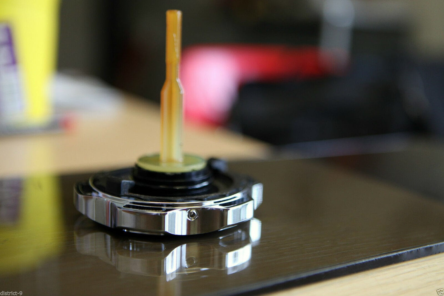 Installed view - Holden Commodore VT VX VY V6 Power Steering Cap – Billet Aluminium Upgrade