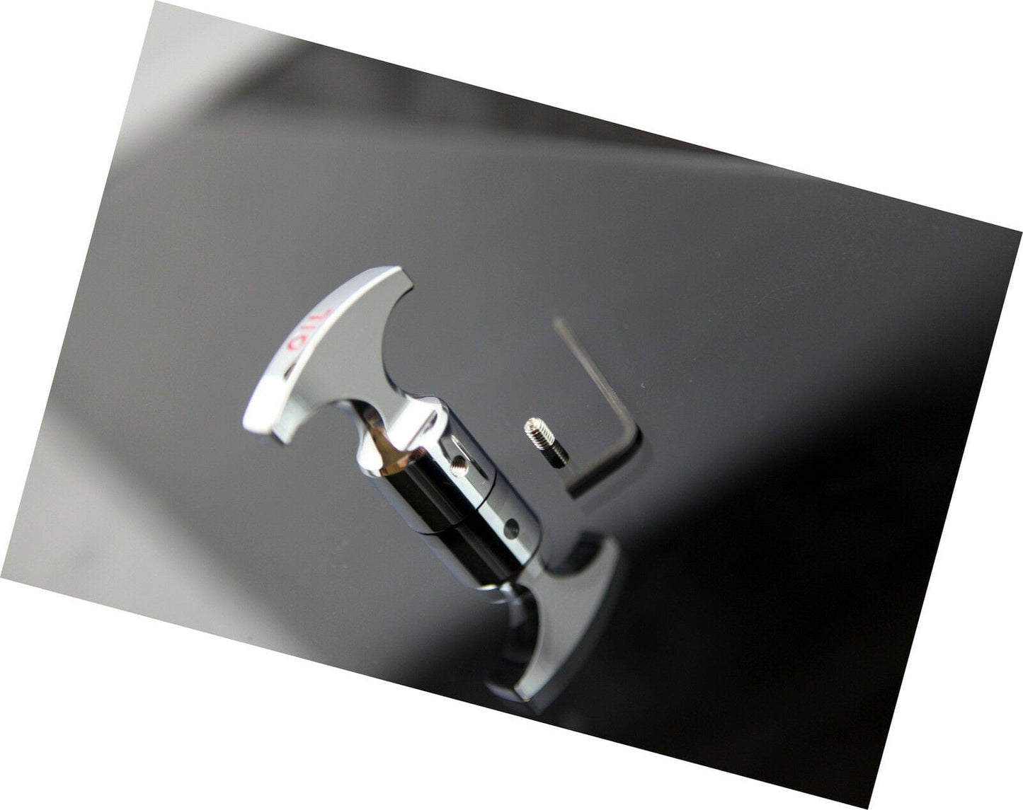 Installed view - Ford Falcon BA BF FG Oil Dip Stick Handle – Billet Aluminium Upgrade