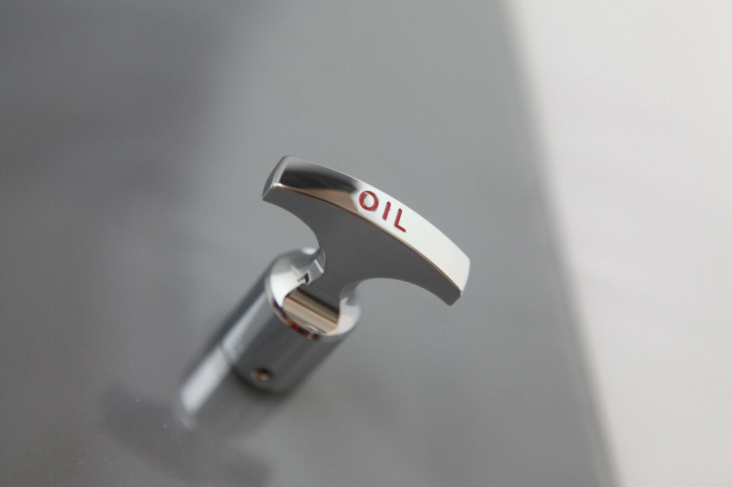 Installed view - Holden Commodore VT VX VY VZ Oil Dip Stick Handle – Billet Aluminium Upgrade