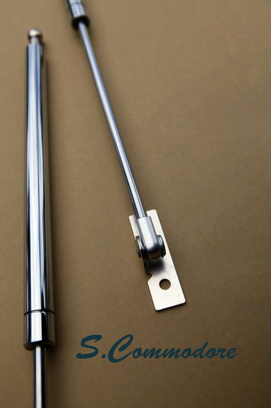 Installed view - Holden Commodore VT VX VY VZ Bonnet Gas Struts Chrome Premium