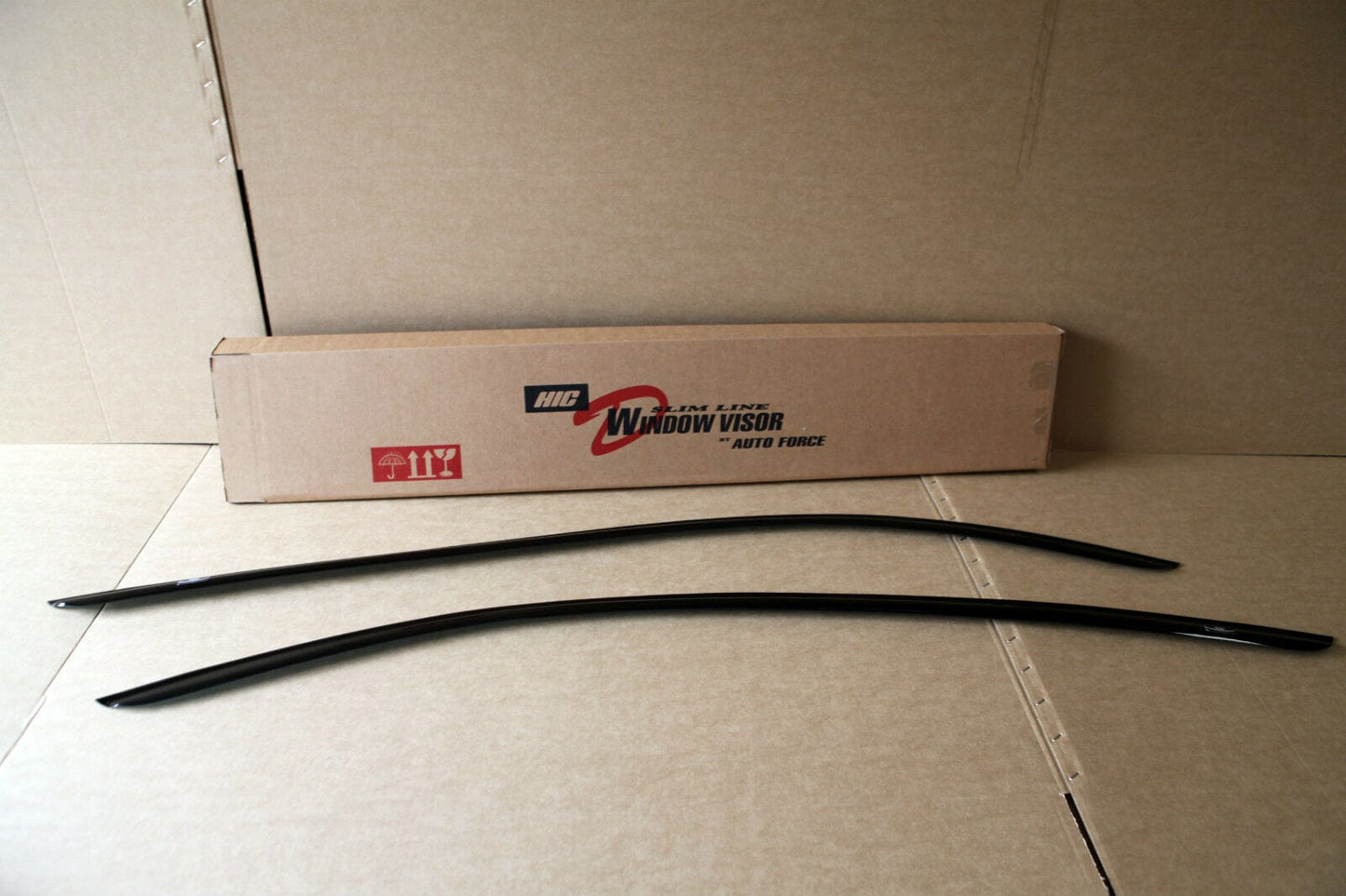 Installed view - Subaru Liberty Gen 4 Wagon Weather Shields 2003-2008 - HIC Premium