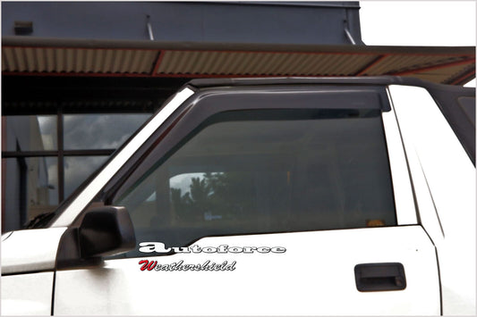 Installed view - Suzuki Vitara Weather Shields 1988-1997 - HIC Premium