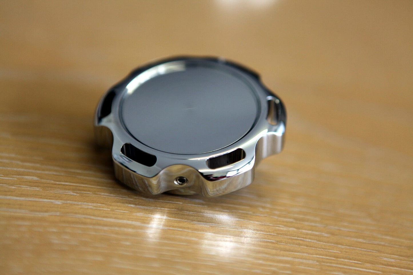 Installed view - Holden Commodore VN VP VR VS V6 Power Steering Cap – Billet Aluminium Upgrade