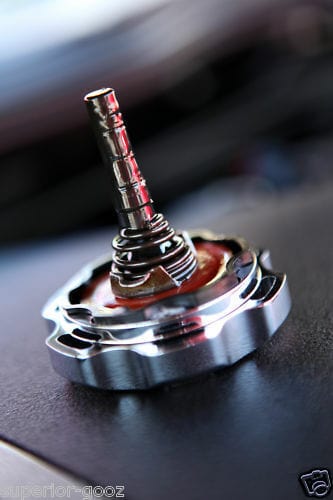 Installed view - Ford Falcon BA BF FG XR6 XR8 G6E Power Steering Cap – Billet Aluminium Upgrade