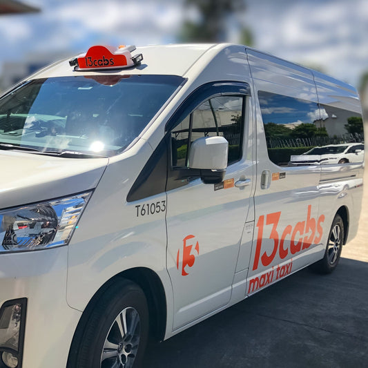 Installed view - Toyota HiAce Van Weather Shields 2019-2024 - HIC Premium