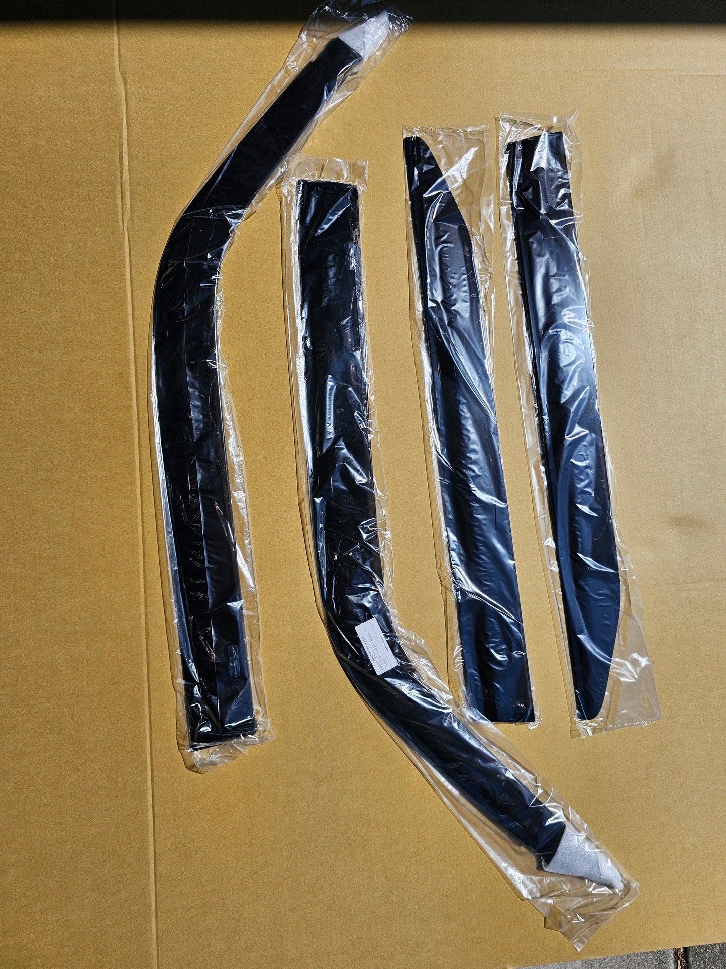 Installed view - Toyota LandCruiser Prado 250 Series Weather Shields 2024-On - HIC