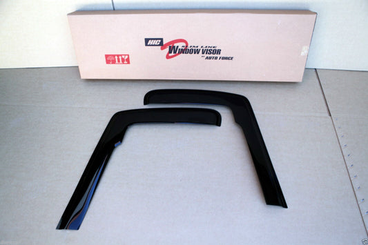 Installed view - Volkswagen Crafter Weather Shields 2006-2016 - HIC Premium