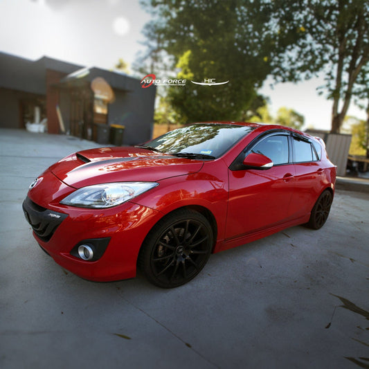 Mazda 3 Weather Shields – UV-Tinted Acrylic for Hatch & Sedan Models