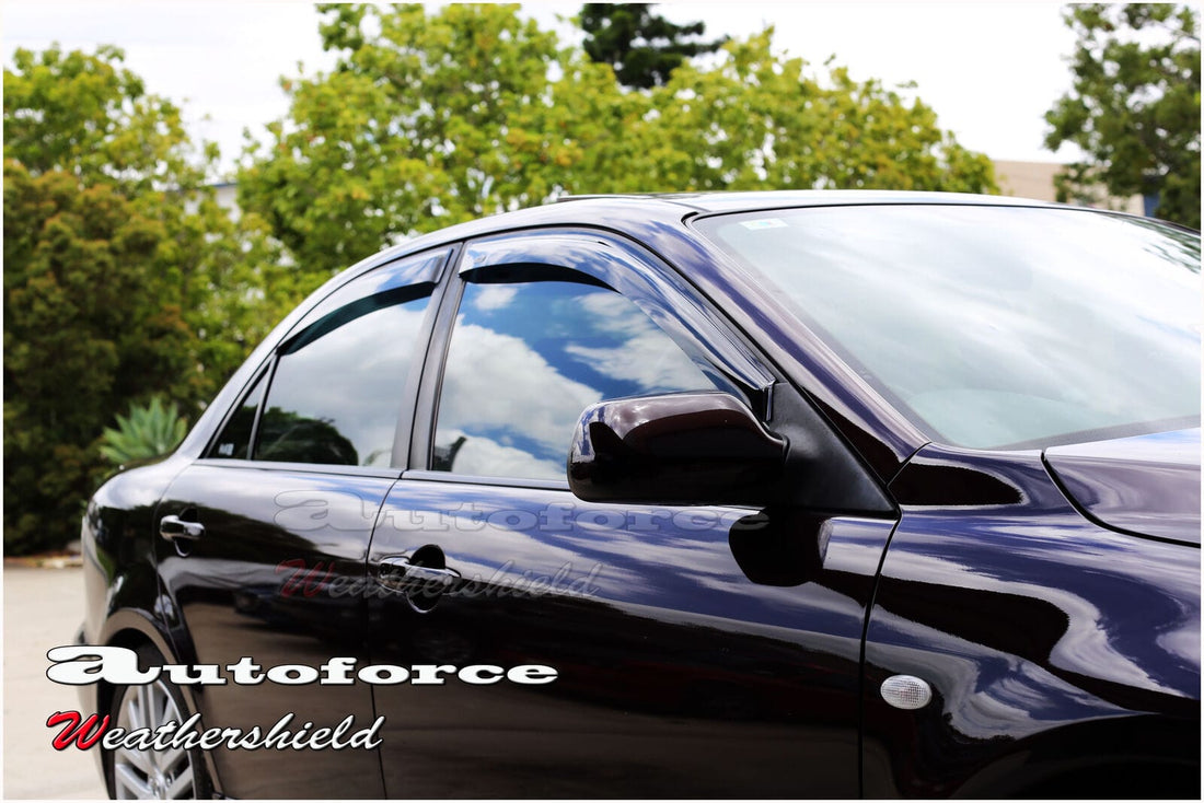 Mazda 6 Weather Shields – UV-Tinted Acrylic for Hatch & Sedan Models