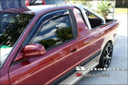 Proton Jumbuck ute weather shields – UV‑resistant acrylic with OEM‑style fitment
