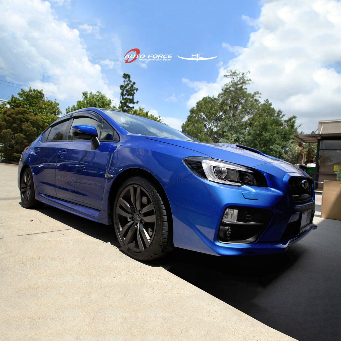 Subaru Impreza G4 Sedan Weather Shields installed – HIC Premium tinted acrylic with 3M tape for no-drill fitment