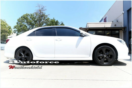 Toyota Camry weather shields – UV‑resistant acrylic with OEM‑style fitment