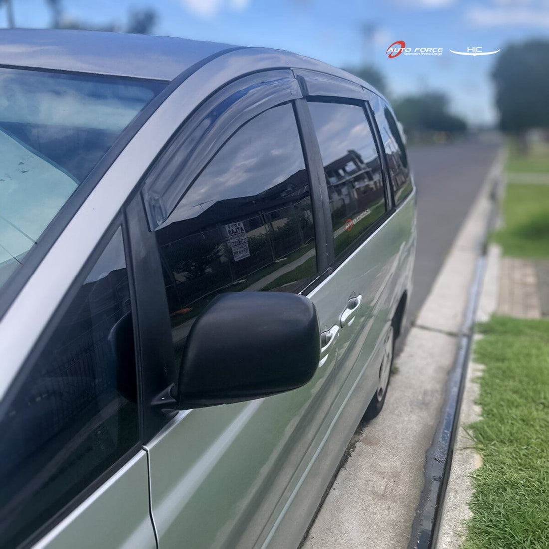 Toyota Tarago weather shields installed – HIC Premium fitment for 2006–2022