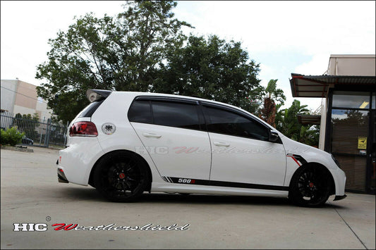 Volkswagen Golf Weather Shields – UV-Tinted Acrylic for MK4 to MK6 Models