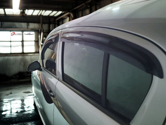 Holden Corsa hatch weather shields – UV‑resistant acrylic with OEM‑style fitment